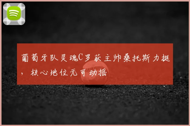 葡萄牙队灵魂C罗获主帅桑托斯力挺,核心地位无可动摇